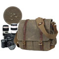 DSLR Camera Messenger Bag Waterproof Canvas Shoulder Bag Camera Bag QSM270