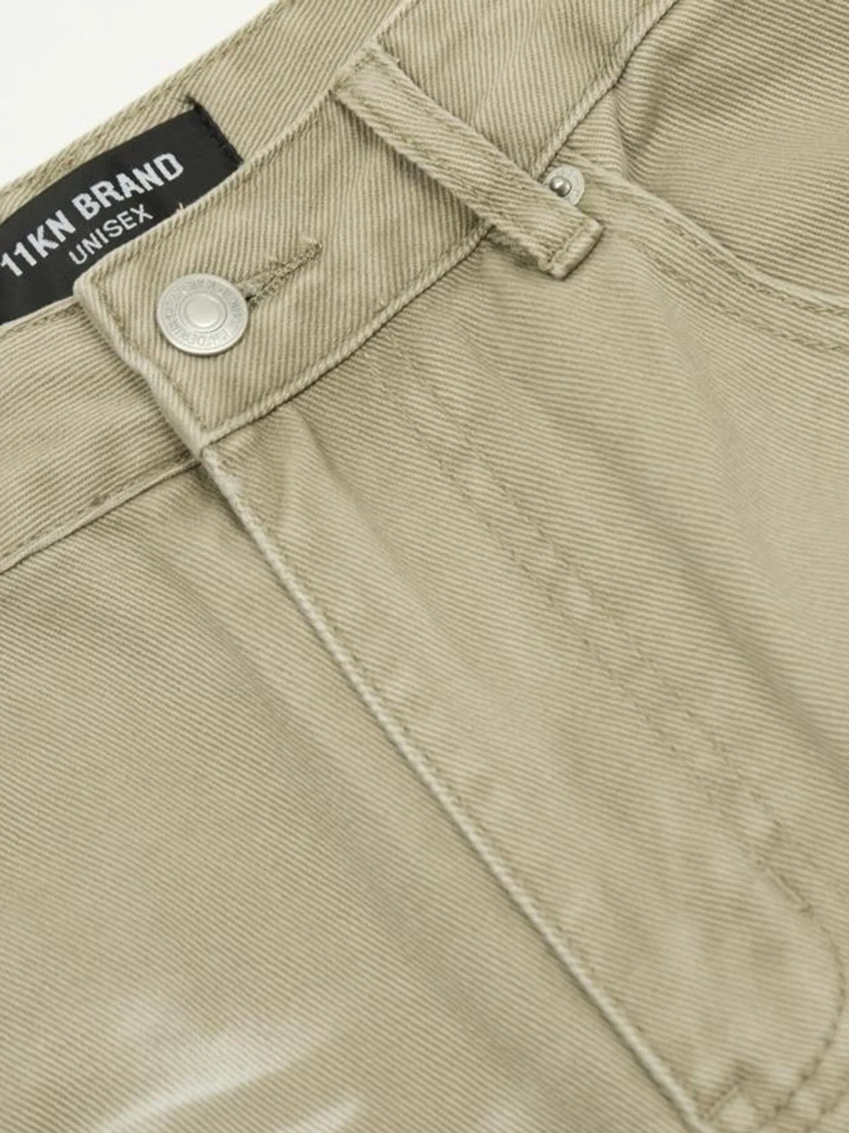 Men's Wide Leg Wash Jeans
