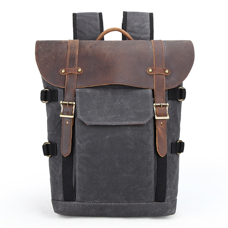 DSLR Camera Backpack Waxed Canvas Camera Backpack Waterproof Backpack