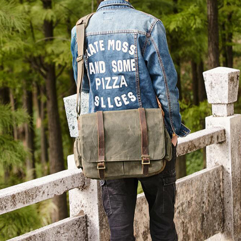 DSLR Camera Messenger Bag Waterproof Canvas Shoulder Bag Camera Bag QSM270