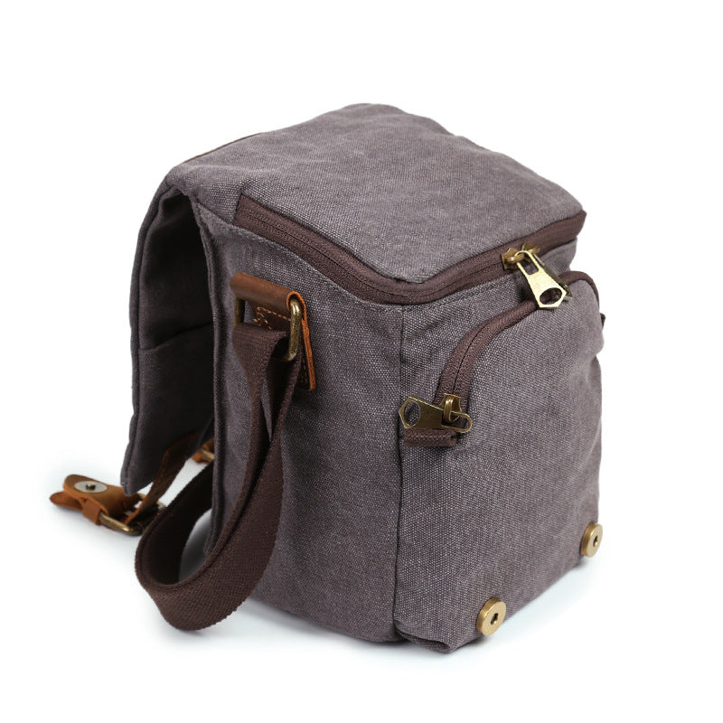 Photographic Hunter Camera Bag Canvas DSLR Camera Bag Vintage Crossbody Messenger Bag 3229