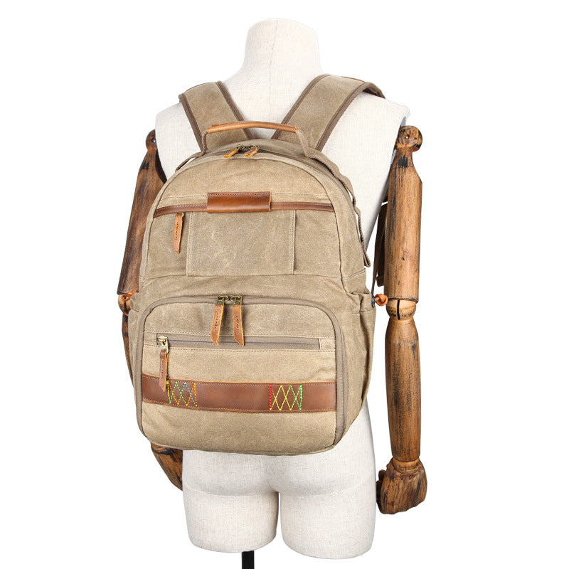 Flash Sale Waterproof DSLR Camera Backpack Canvas Travel Backpack Camera Backpack