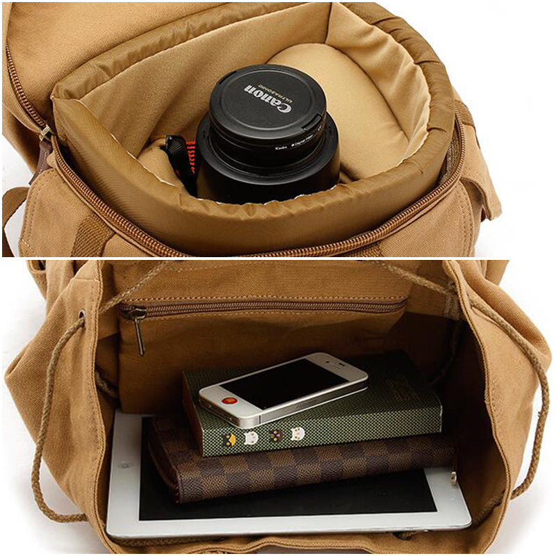 DSLR Camera Backpack Canvas Camera Backpack Canvas Travel Backpack
