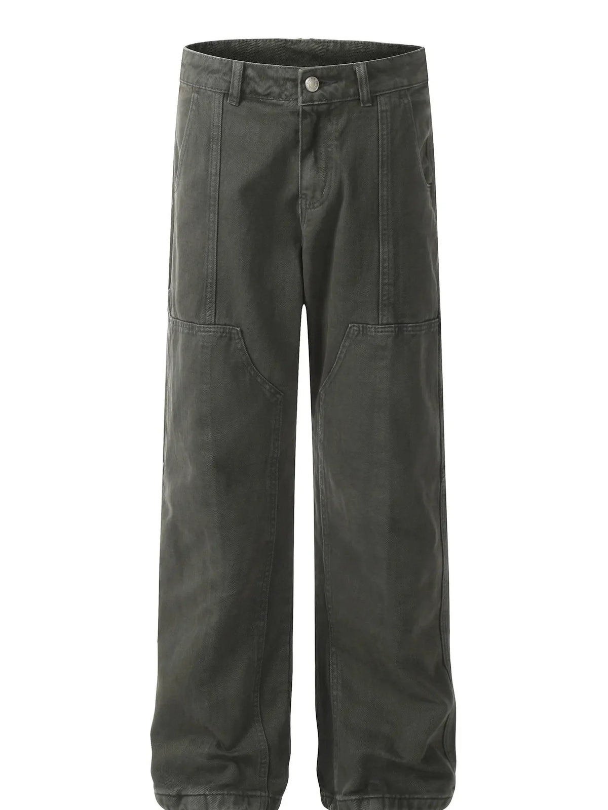 Men's Vintage Washed Wide Leg Cargo Jeans