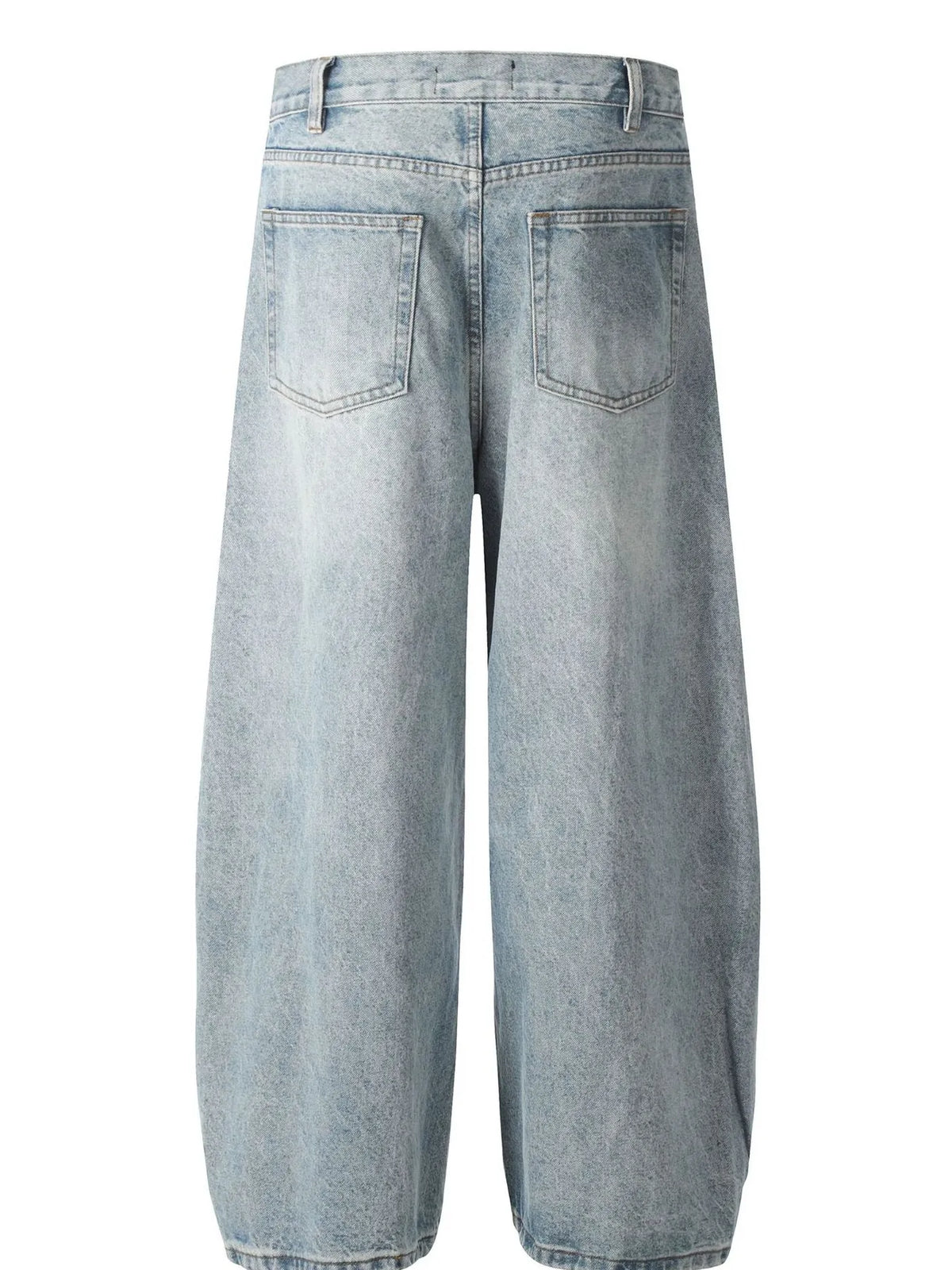Men's Washed Relaxed Fit Baggy Jeans