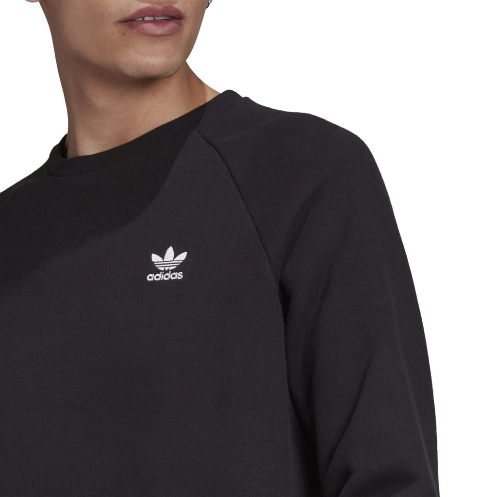 adidas Originals Men's Essential Crewneck Sweatshirt - Black