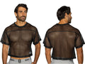 BIKE Athletic Men's activewear BAM134 Short Sleeve Practice Jersey in Bold Color Black