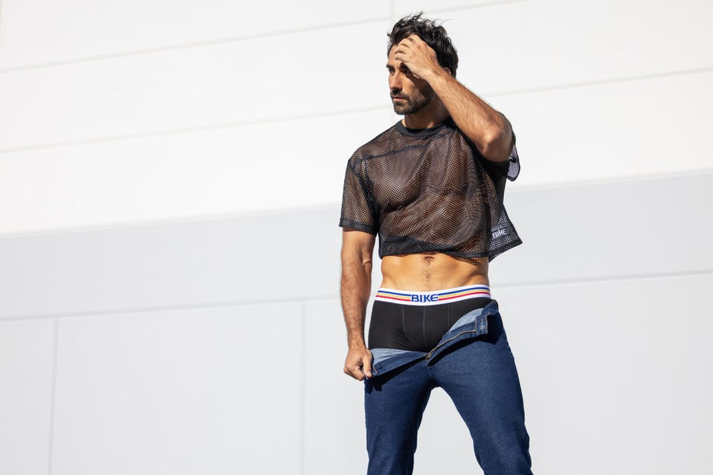 BIKE Athletic Men's activewear BAM134 Short Sleeve Practice Jersey in Bold Color Black