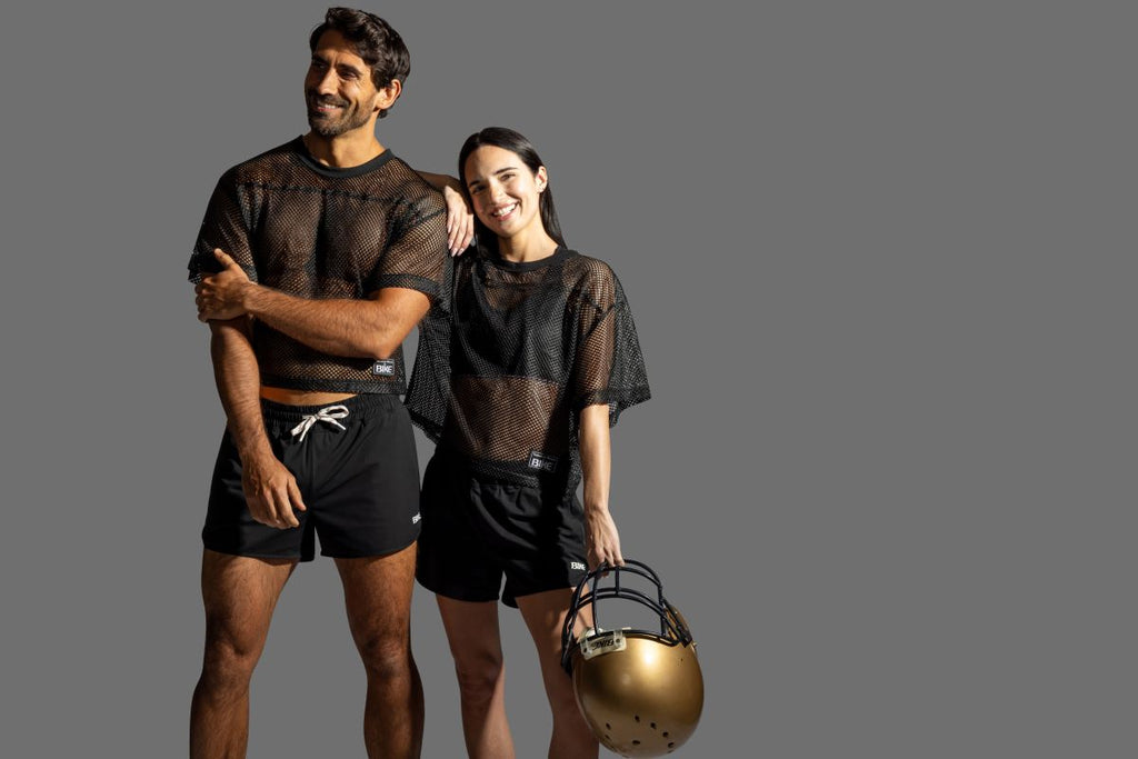 BIKE Athletic Men's activewear BAM134 Short Sleeve Practice Jersey in Bold Color Black