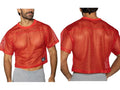 BIKE Athletic Men's activewear BAM134 Short Sleeve Practice Jersey in Color Bright Red