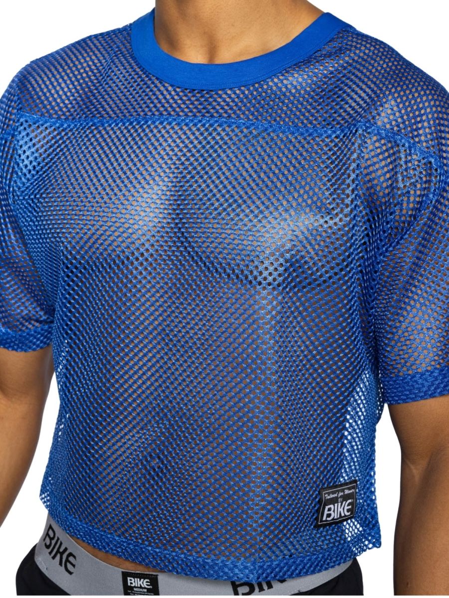 BIKE Athletic Men's activewear BAM134 Short Sleeve Practice Jersey Color Royal
