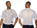 BIKE Athletic Men's activewear BAM134 Short Sleeve Practice Jersey Color Color White