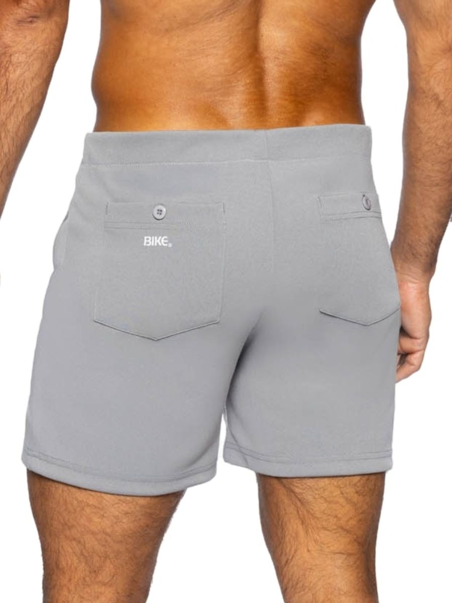 BIKE Athletic Men's activewear BAM207 Coaches Short 5 inch Inseam Color Color Gray