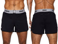 BIKE Athletic Men's activewear BAM225 Peek-a-boo Jock Short Color Black