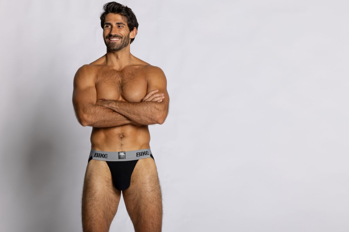 BIKE Athletic Men's Underwear BAS303 Classic Jockstrap Color Black