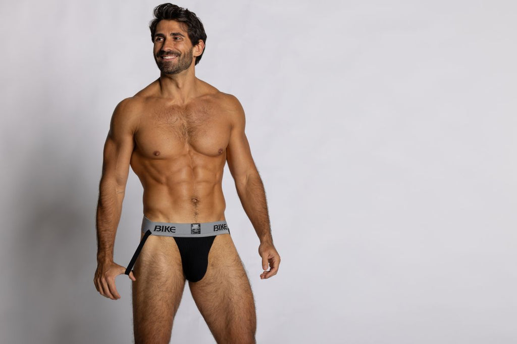 BIKE Athletic Men's Underwear BAS303 Classic Jockstrap Color Black