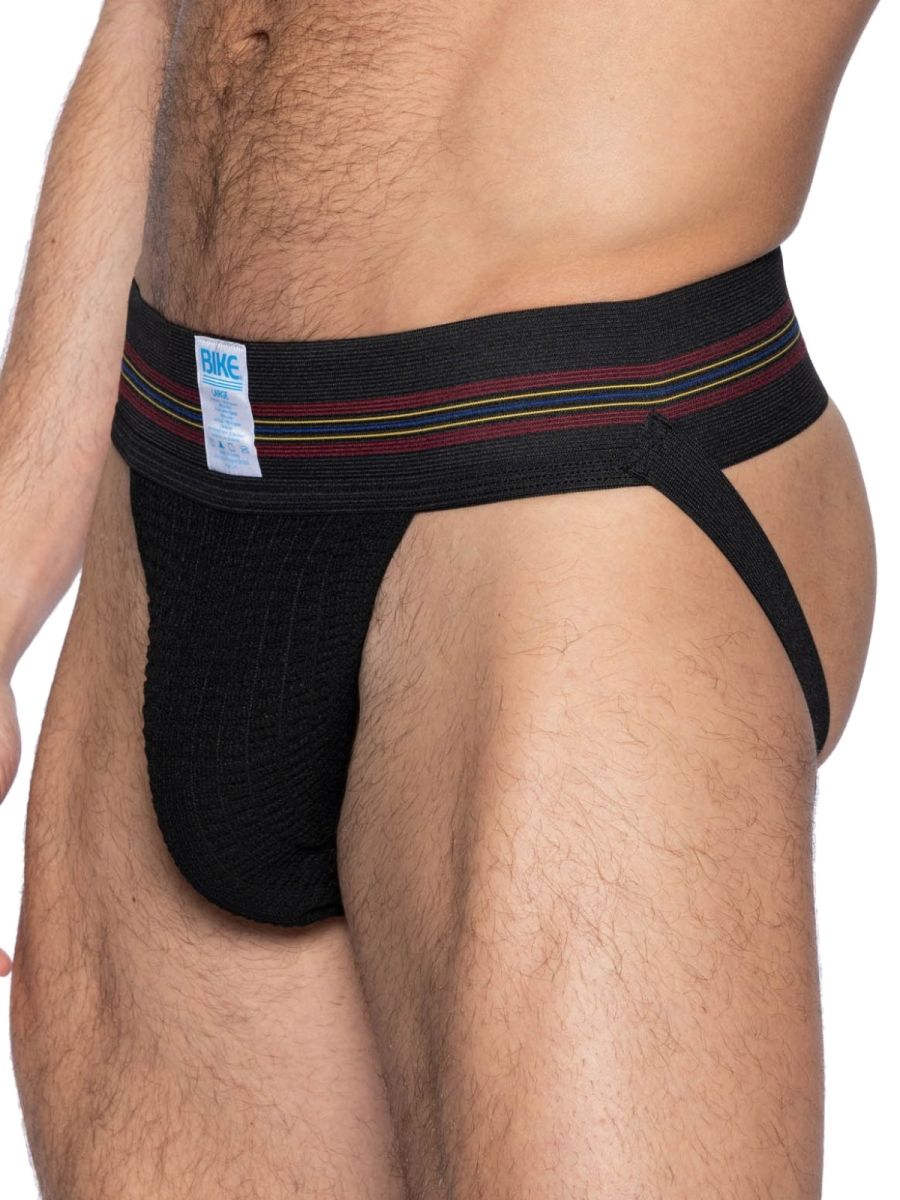 BIKE Athletic Men's Underwear BAS306 Original Number 10 Jockstrap - Color Color Black