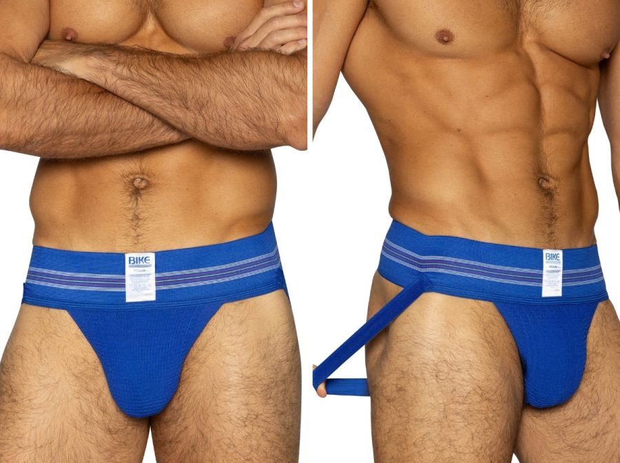 BIKE Athletic Men's Underwear BAS306 Original Number 10 Jockstrap in Color Royal