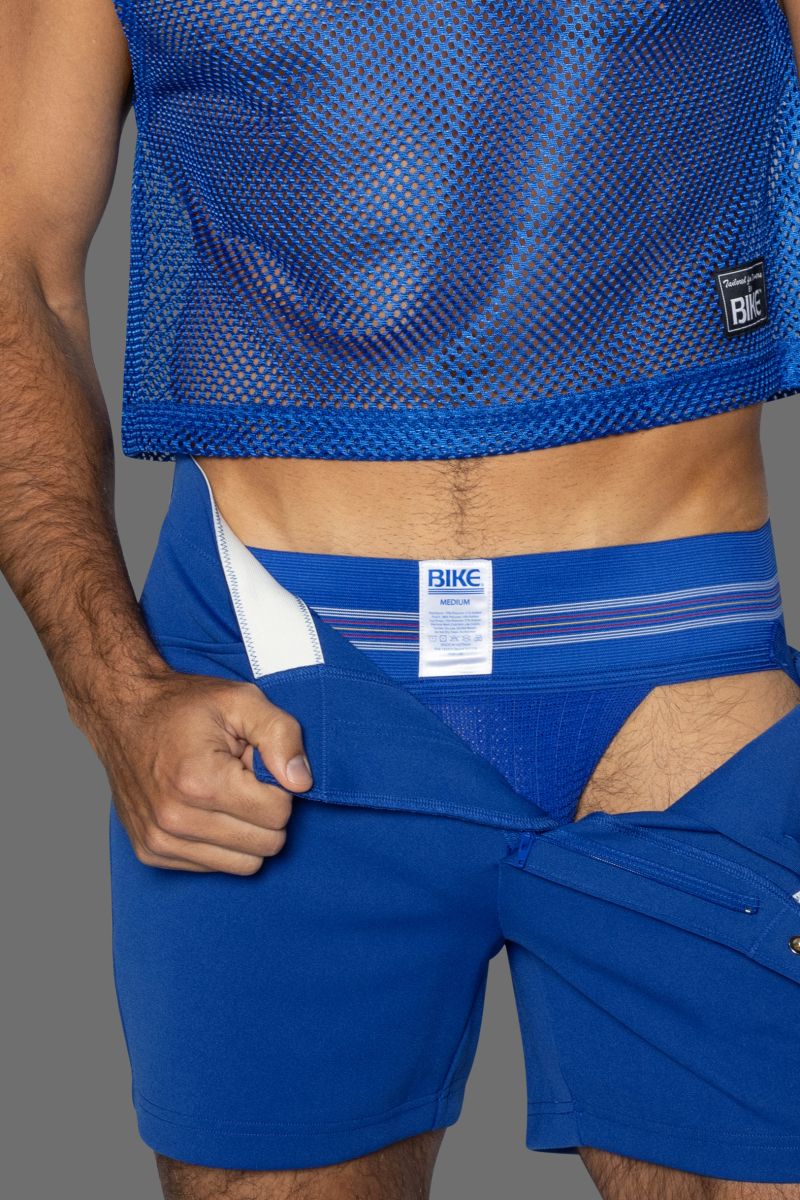 BIKE Athletic Men's Underwear BAS306 Original Number 10 Jockstrap in Color Royal