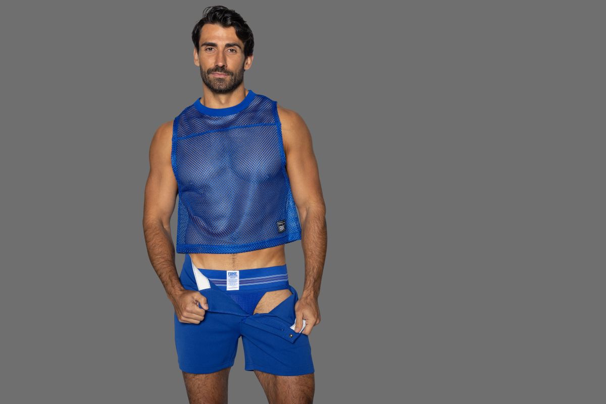 BIKE Athletic Men's Underwear BAS306 Original Number 10 Jockstrap in Color Royal