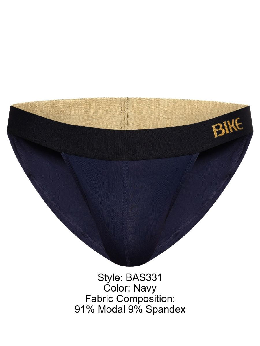 BIKE Athletic Men's Underwear BAS331 Active Jock Brief Color Color Navy