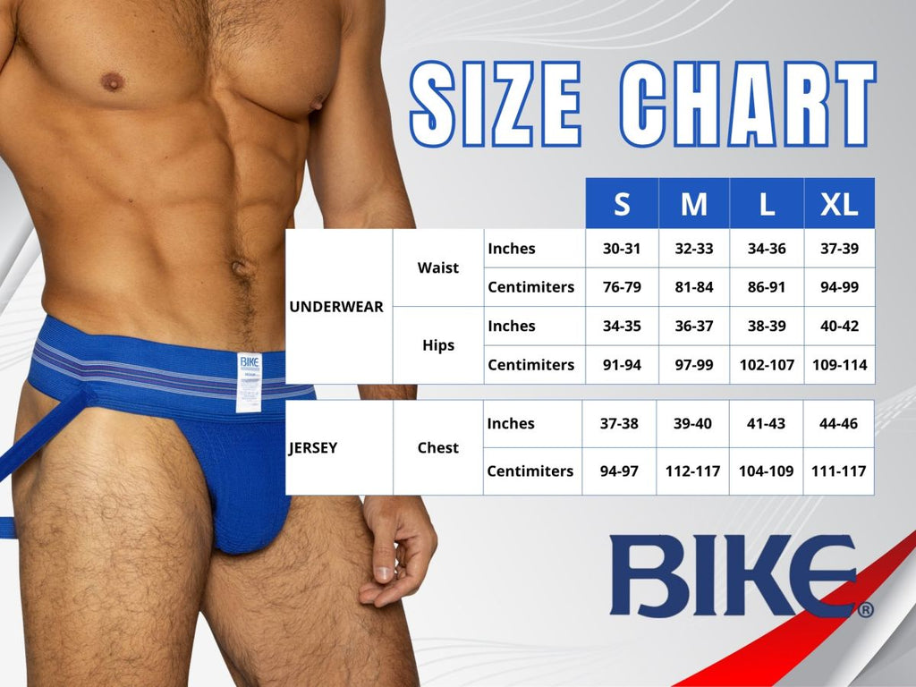 BIKE Athletic BAS308 Men's Underwear Swimmer Athletic Jockstrap Color Black