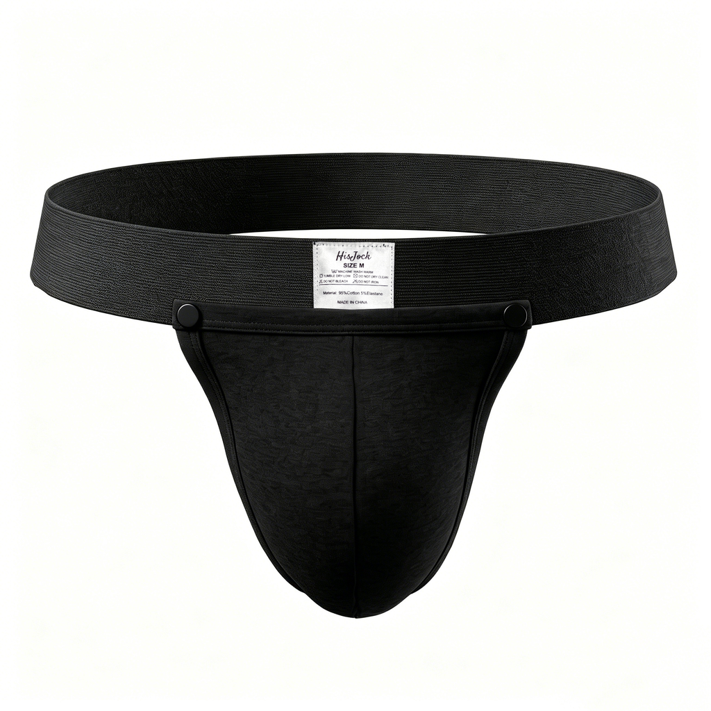 Snap Thong - Black