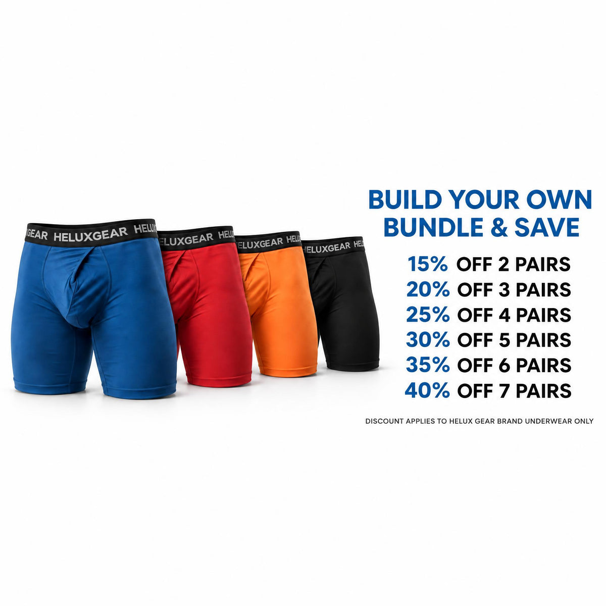 Navy Blue Microfiber Boxer Brief – 2nd Edition