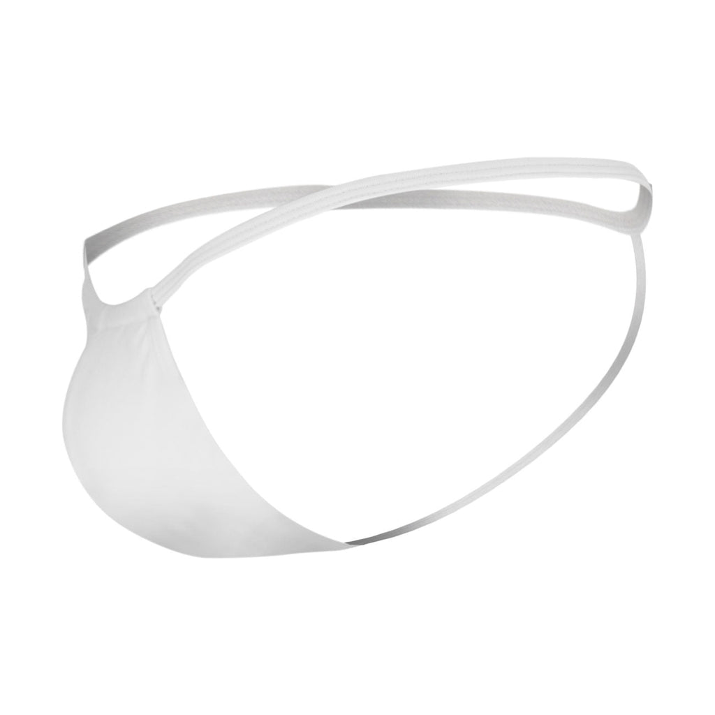 CandyMan 9586 Men's G-String Thong Color White
