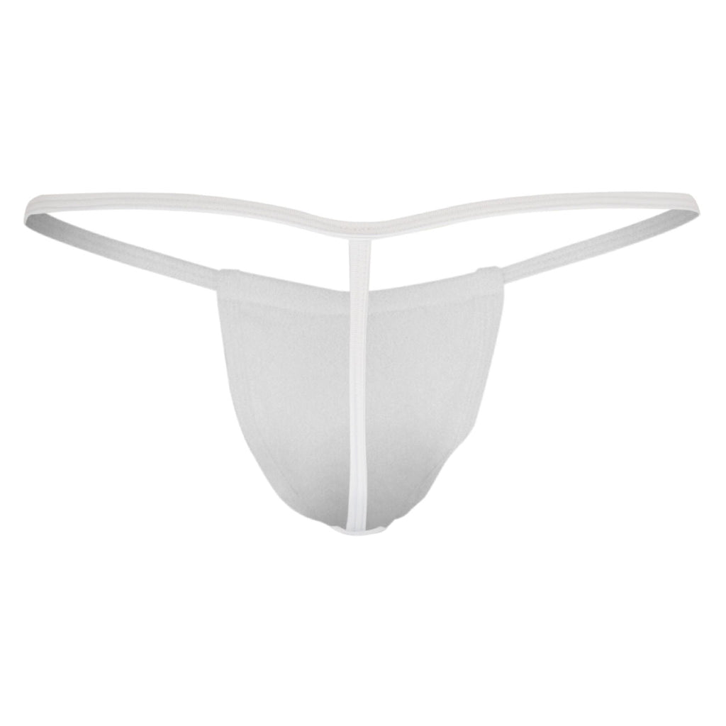 CandyMan 9586 Men's G-String Thong Color White
