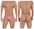 CandyMan Men's Underwear 99548 Invisible Micro Thongs Color Hot Pink