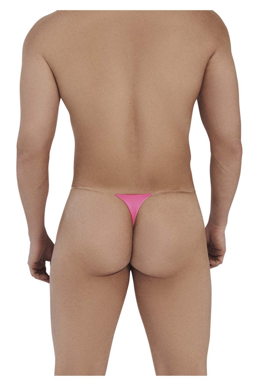 CandyMan Men's Underwear 99548 Invisible Micro Thongs Color Hot Pink