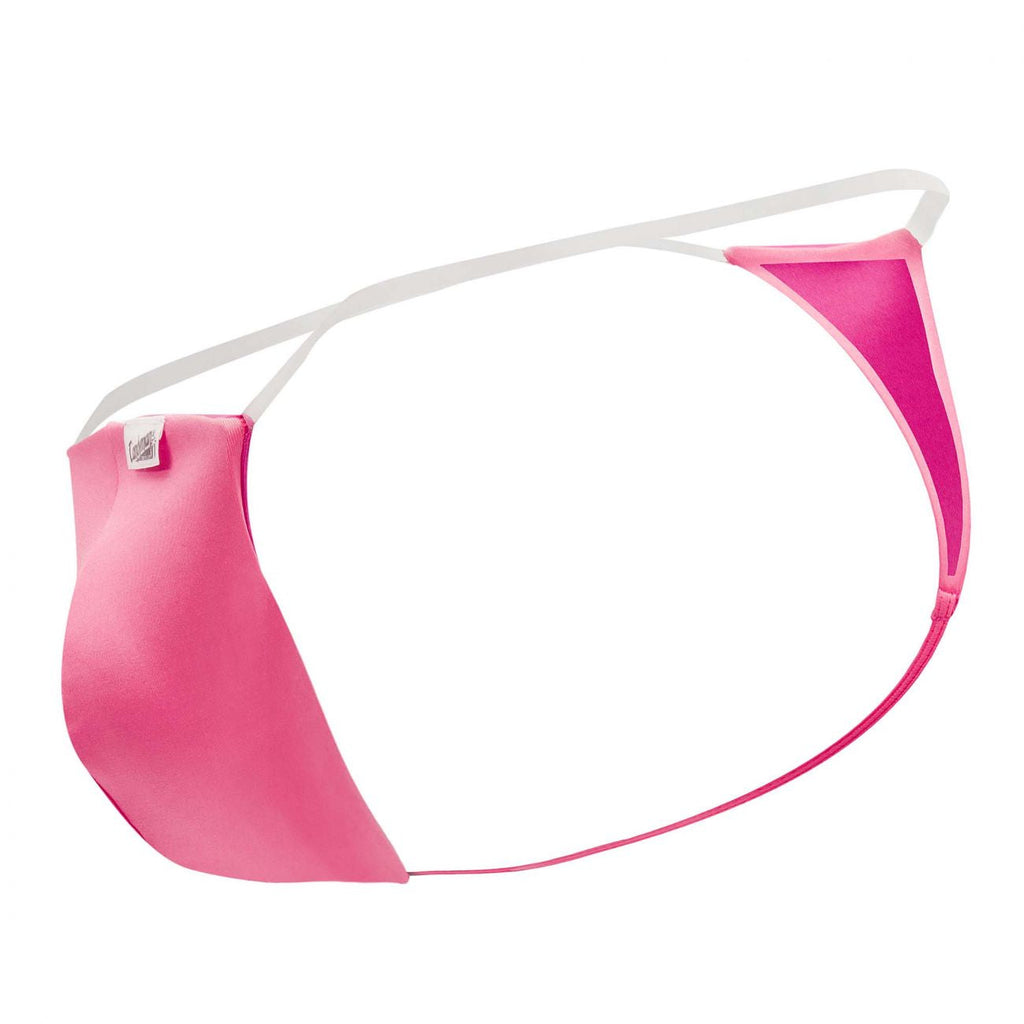CandyMan Men's Underwear 99548 Invisible Micro Thongs Color Hot Pink