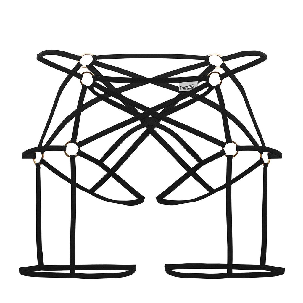 CandyMan Men's Underwear 99646 Cage Jockstrap Color Black