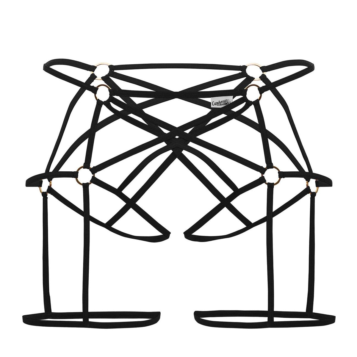 CandyMan Men's Underwear 99646 Cage Jockstrap Color Black