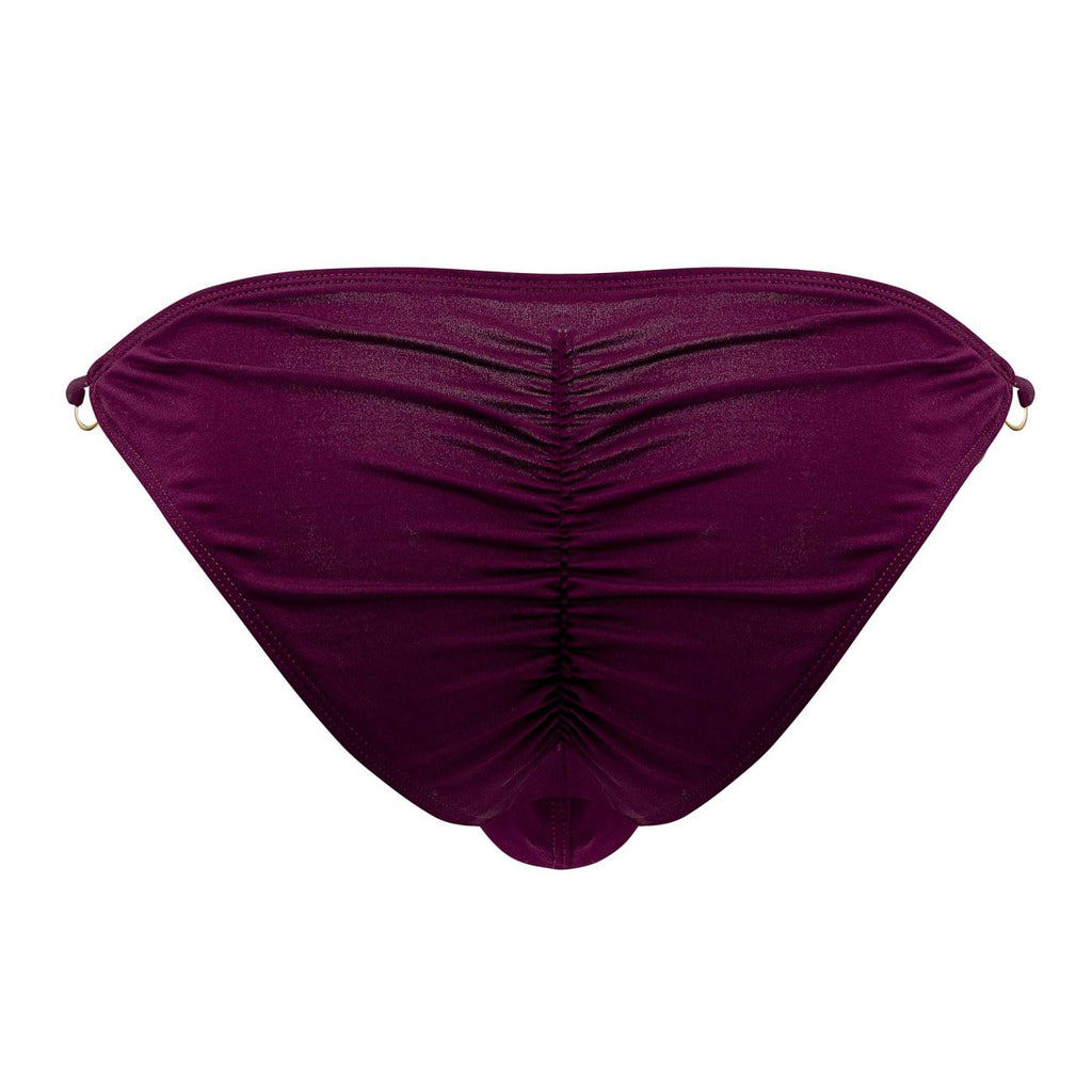 CandyMan Men's Underwear 99710 Holes in One Bikini Color Burgundy