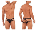 CandyMan Men's Underwear 99730 Lace Jockstrap Color Black