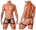 CandyMan Men's Underwear 99749 Garter Jockstrap Color Black