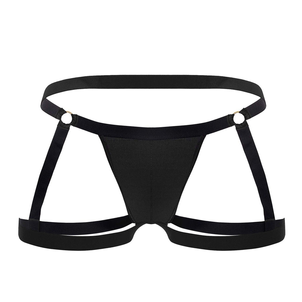CandyMan Men's Underwear 99749 Garter Jockstrap Color Black
