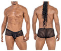 CandyMan Men's Underwear 99790 Mesh Trunks Color Black