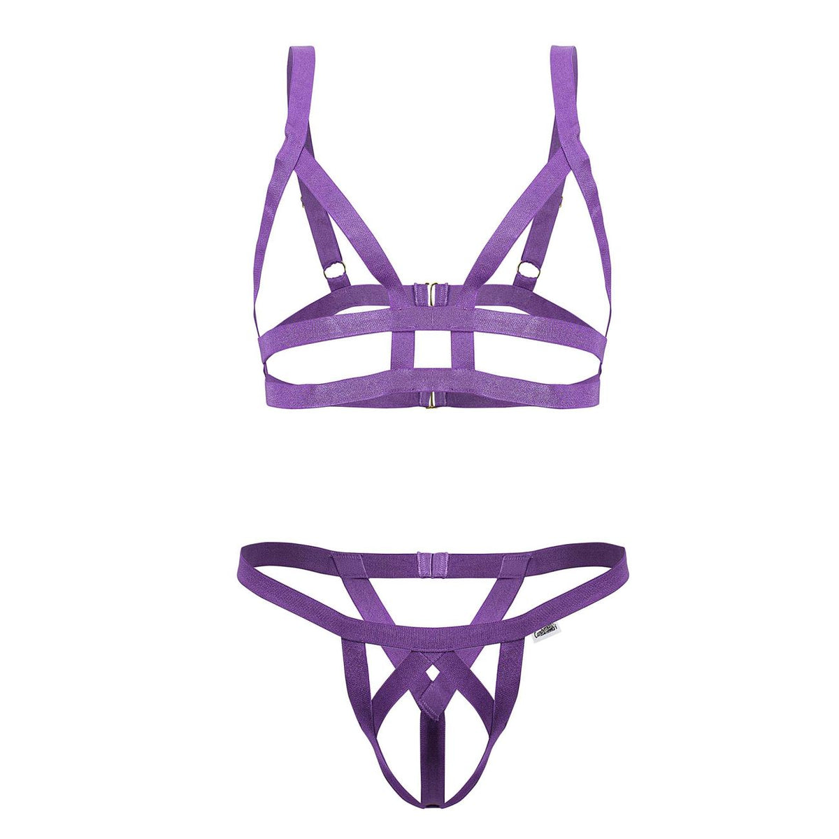 CandyMan Men's Underwear 99822 Two Piece Outfit Color Violet