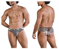CandyMan Men's Underwear 99830 Lace Briefs Color Nude-Black