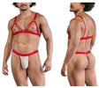 CandyMan Men's Underwear 99838 Two Piece Outfit Color Red