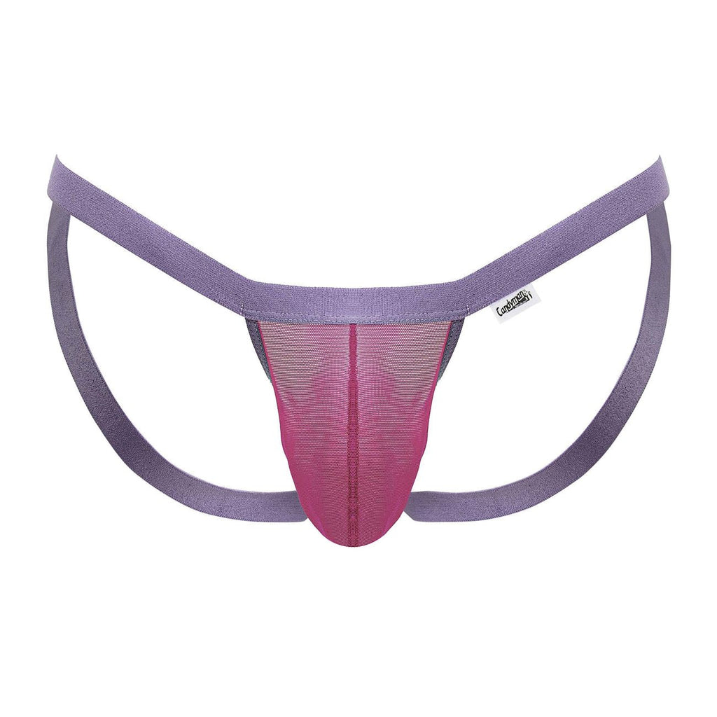 CandyMan Men's Underwear 99841 Mesh Thongs Color Hot Pink