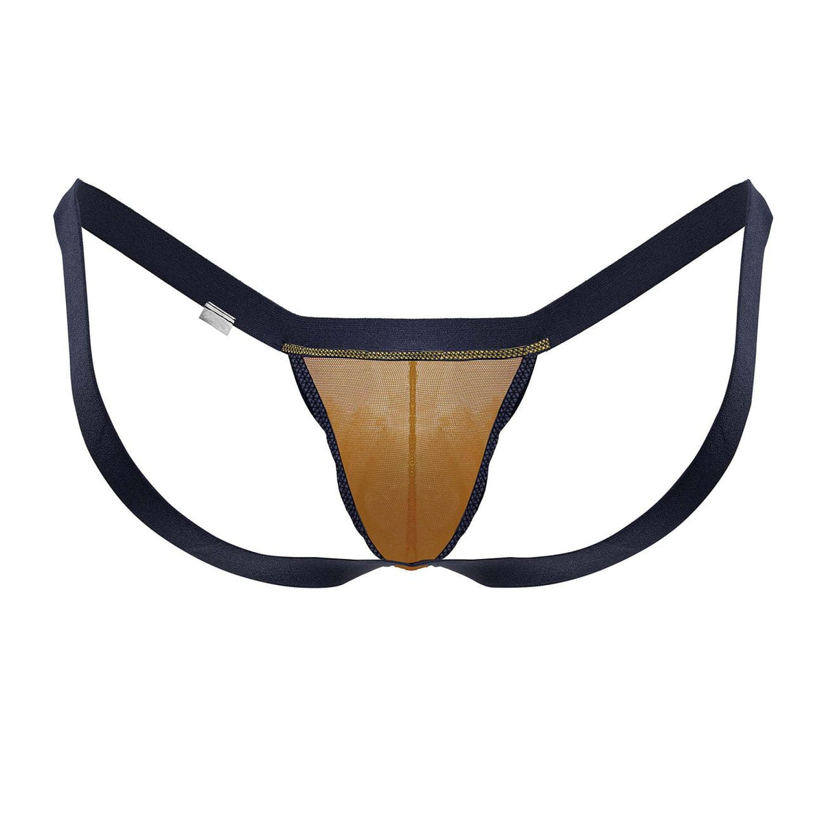 CandyMan Men's Underwear 99841 Mesh Thongs Color Orange