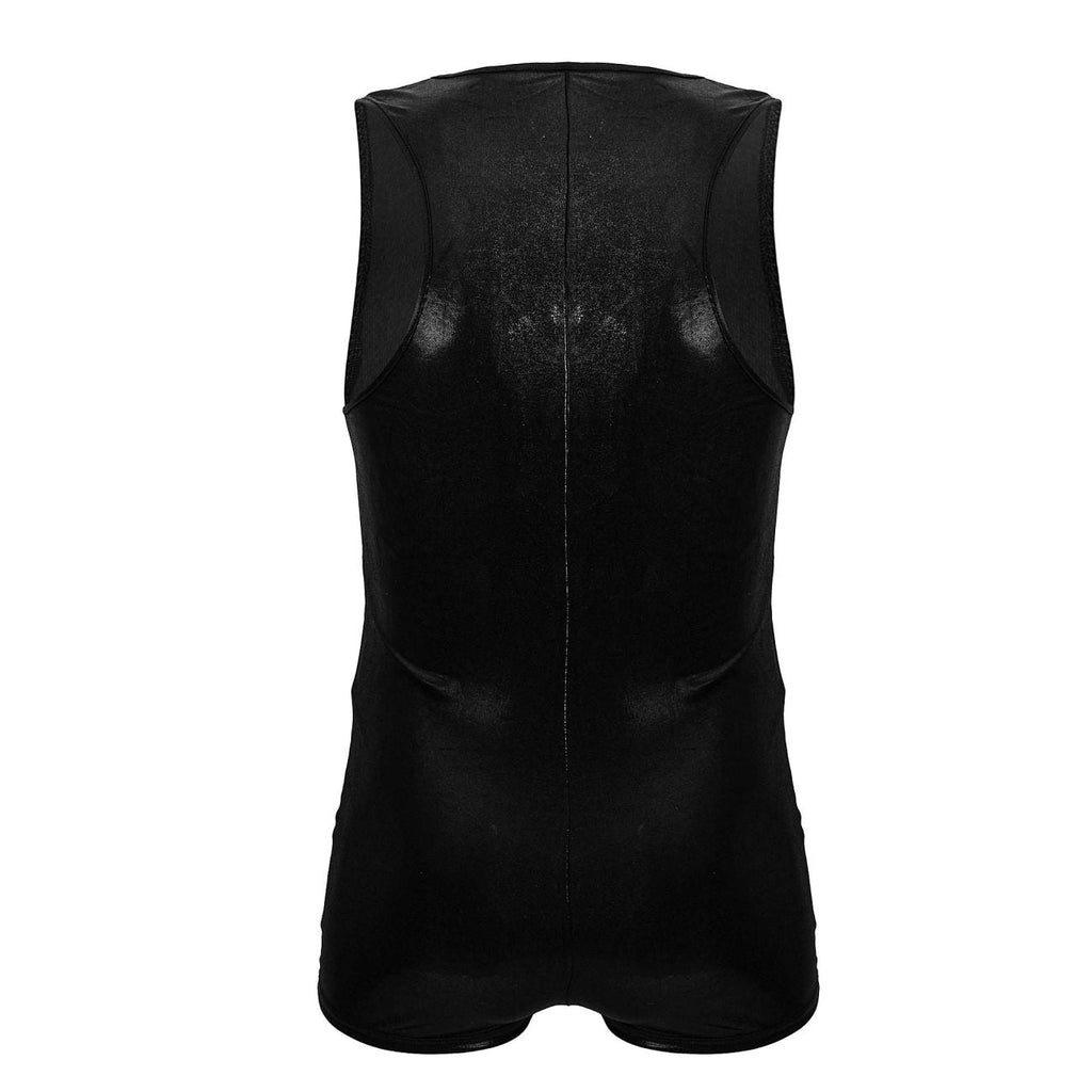 CandyMan Men's Underwear 99844 Police Bodysuit Color Black
