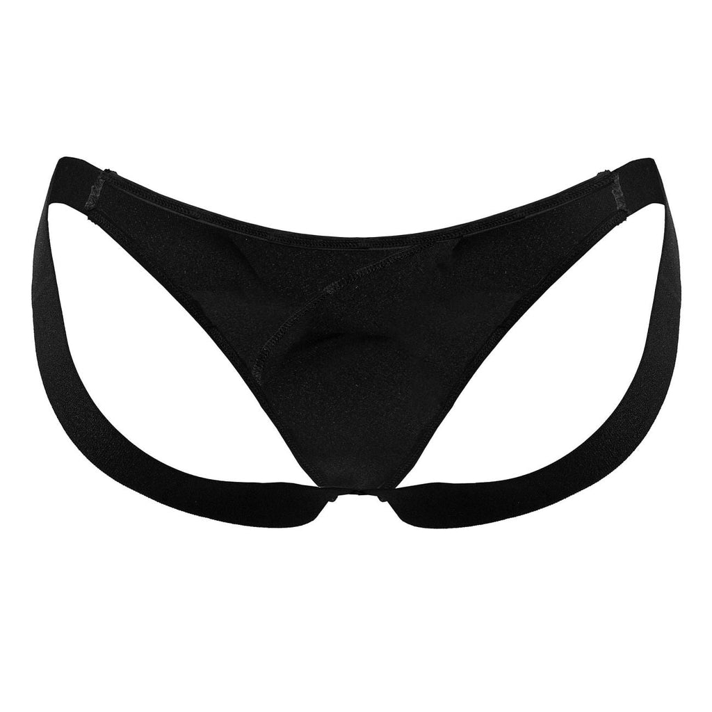 CandyMan Men's Underwear 99848 Bikini Thongs Color Black