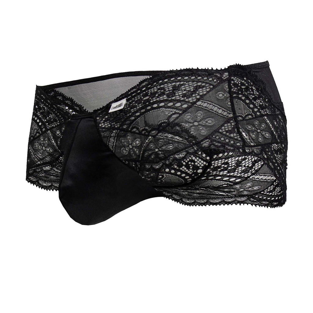 CandyMan Men's Underwear 99863 Lace Briefs Color Black
