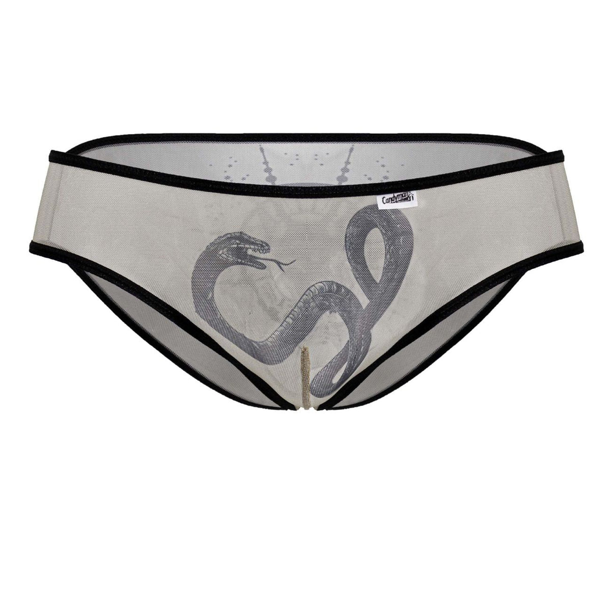 CandyMan Men's Underwear 99871 Egyptian Briefs Color Nude-Black
