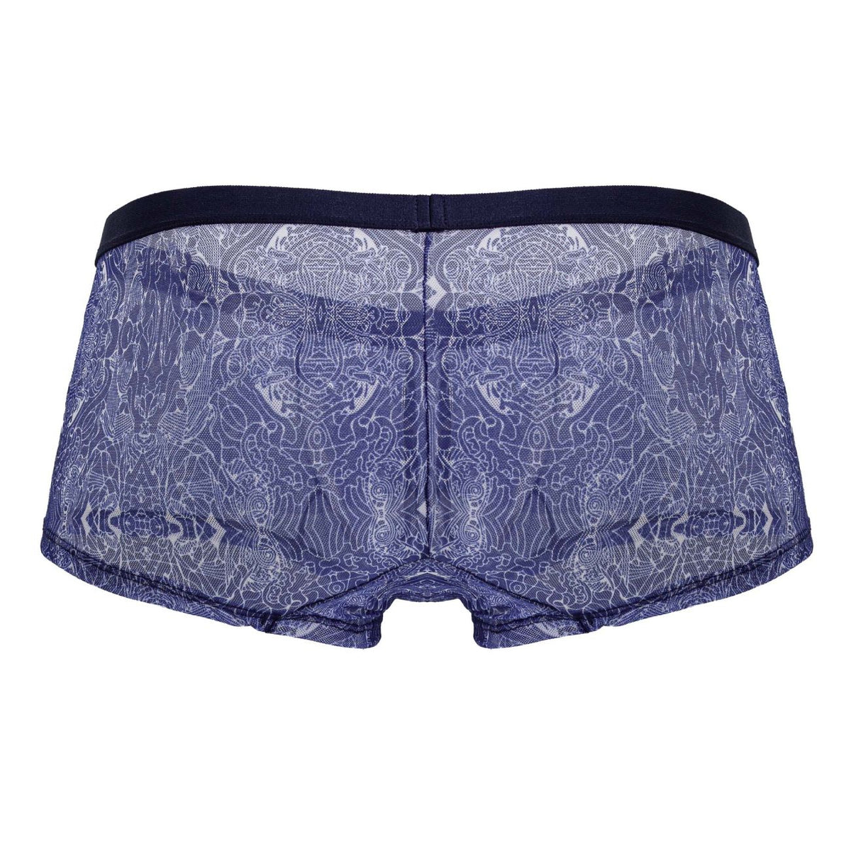CandyMan Men's Underwear 99873 Water prints Trunks Color Blue-White